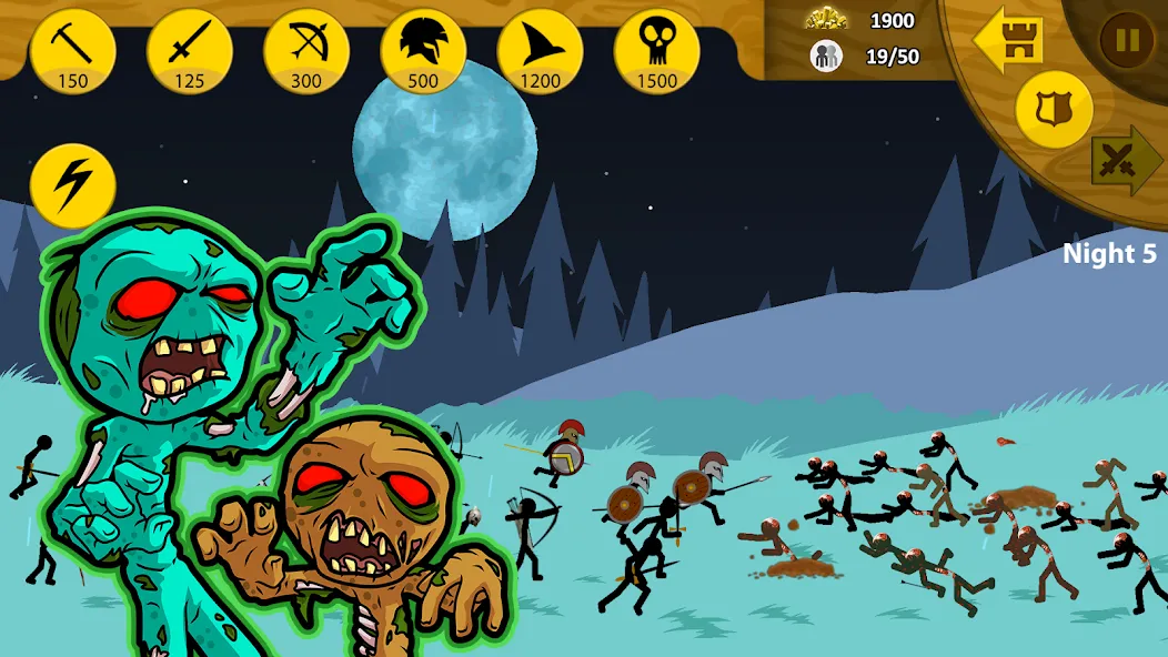 Скачать Stick War: Legacy на Андроид — Много денег и кристаллов — скриншот 2