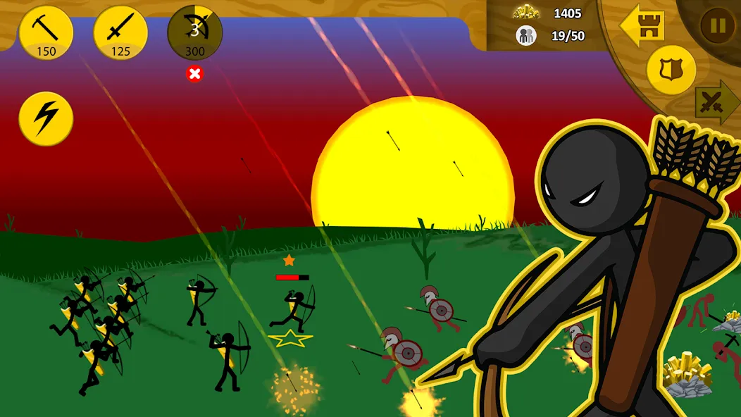 Скачать Stick War: Legacy на Андроид — Много денег и кристаллов — скриншот 3