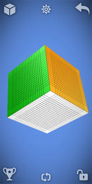 Magic Cube Rubik Puzzle 3D — Мод: Все головоломки разблокированы — скриншот 5