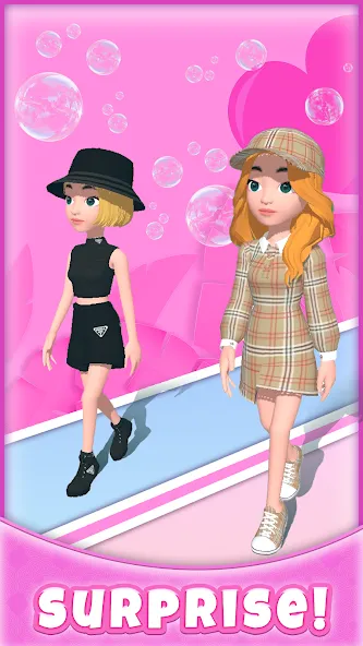 Catwalk Battle - Dress up! — Мод: Много денег и без рекламы — скриншот 1 Catwalk Battle - Dress up! — Мод: Много денег и без рекламы — скриншот 1