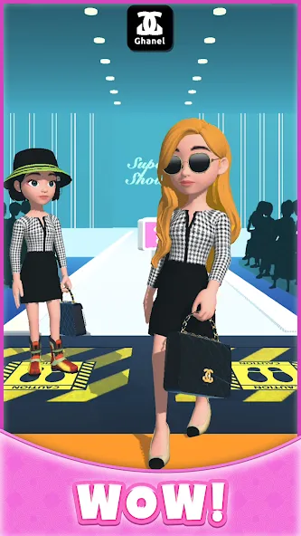 Catwalk Battle - Dress up! — Мод: Много денег и без рекламы — скриншот 4 Catwalk Battle - Dress up! — Мод: Много денег и без рекламы — скриншот 4