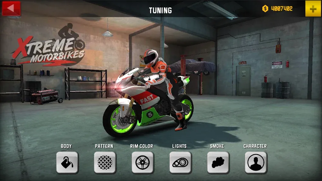 Xtreme Motorbikes на Андроид — Много денег — скриншот 1 Xtreme Motorbikes на Андроид — Много денег — скриншот 1