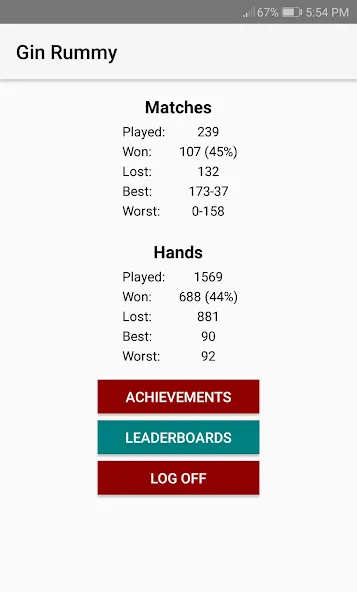Взломанная Gin Rummy на Андроид — Много денег — скриншот 4 Взломанная Gin Rummy на Андроид — Много денег — скриншот 4
