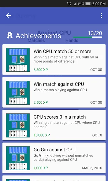 Взломанная Gin Rummy на Андроид — Много денег — скриншот 5