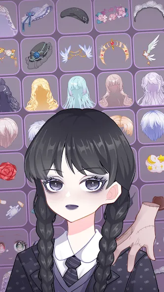 Скачать взломанную Anime Avatar Maker Creator — Все открыто — скриншот 2