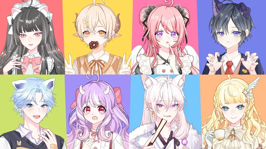 Anime Avatar Maker 2 MOD APK на Android — Все открыто — скриншот 1