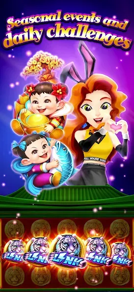 Скачать Full House Casino - Slots Game на телефон — Много денег и бесконечные монеты — скриншот 5