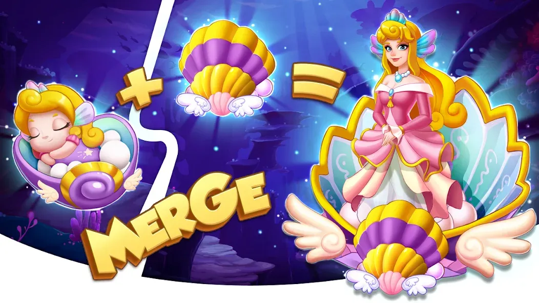 Merge Seatopia:Merge 3 Puzzles — Мод: Много денег — скриншот 5