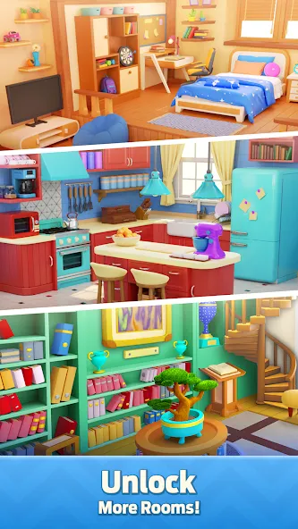 Скачать Mergedom: Home Design — Много денег и бесконечная энергия — скриншот 5