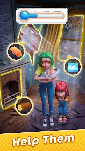 Скачать Gossip Harbor®: Merge & Story на Android — Много денег и энергии — скриншот 2