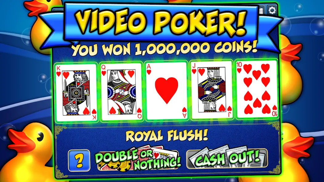 Скачать Lucky Duck Slots — Модификация Много денег и бесконечные спины — скриншот 2