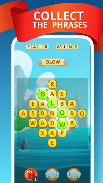 Word Treasure Hunt на Андроид — Мод Много подсказок — скриншот 2