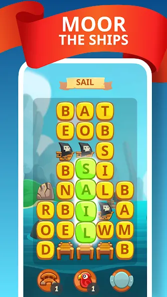 Word Treasure Hunt на Андроид — Мод Много подсказок — скриншот 3