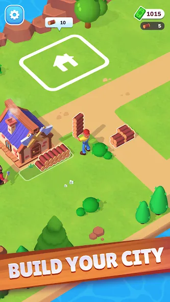 Скачать Town Mess - Building Adventure — Модификация Много денег — скриншот 1