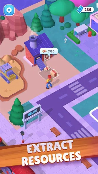 Скачать Town Mess - Building Adventure — Модификация Много денег — скриншот 3
