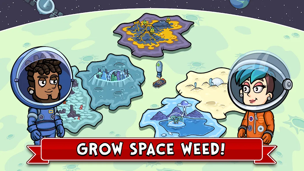 Weed Inc: Idle Tycoon MOD — Много денег на Андроид — скриншот 4