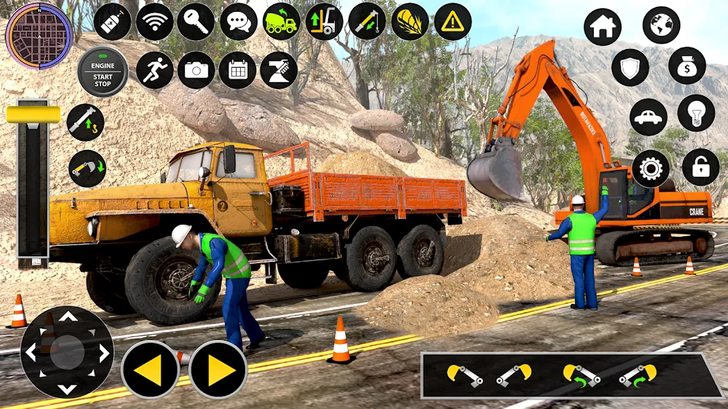 Construction Excavator Game 3D (Мод Много денег) — скриншот 2