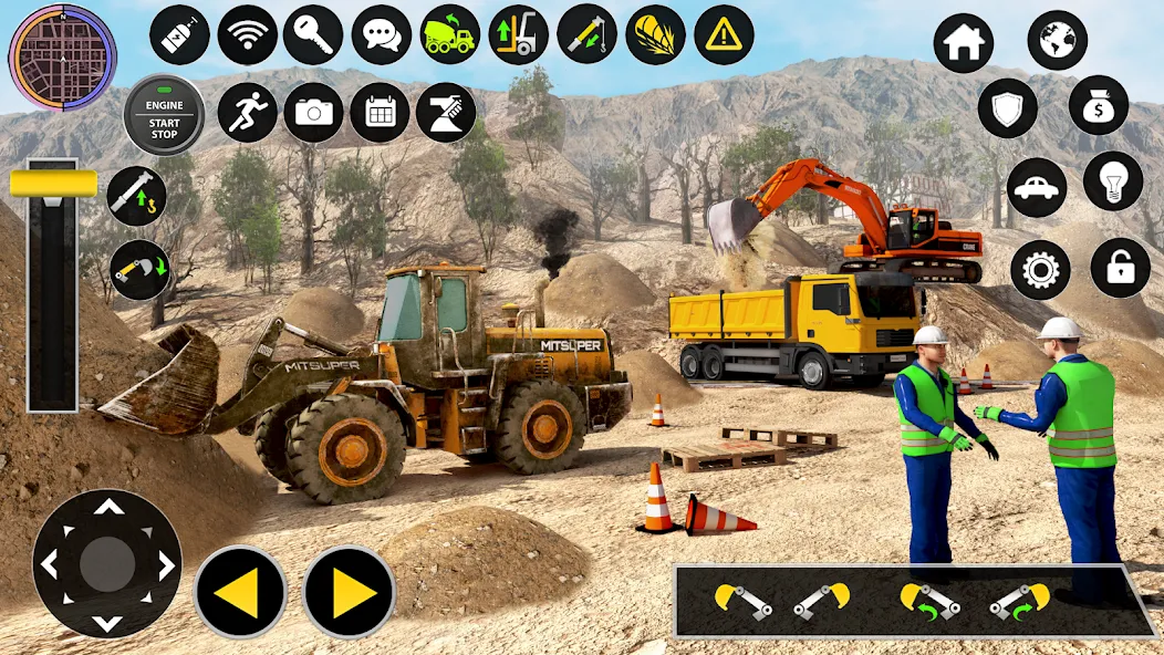 Construction Excavator Game 3D (Мод Много денег) — скриншот 5