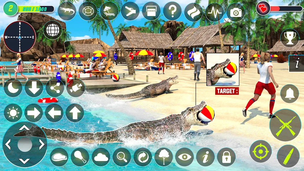 Скачать Crocodile Hunting Animal Games — Последняя версия (Много денег) — скриншот 3 Скачать Crocodile Hunting Animal Games — Последняя версия (Много денег) — скриншот 3