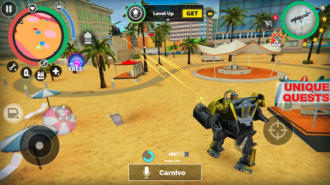Vegas Crime Simulator MOD APK — Много денег и алмазов — скриншот 5