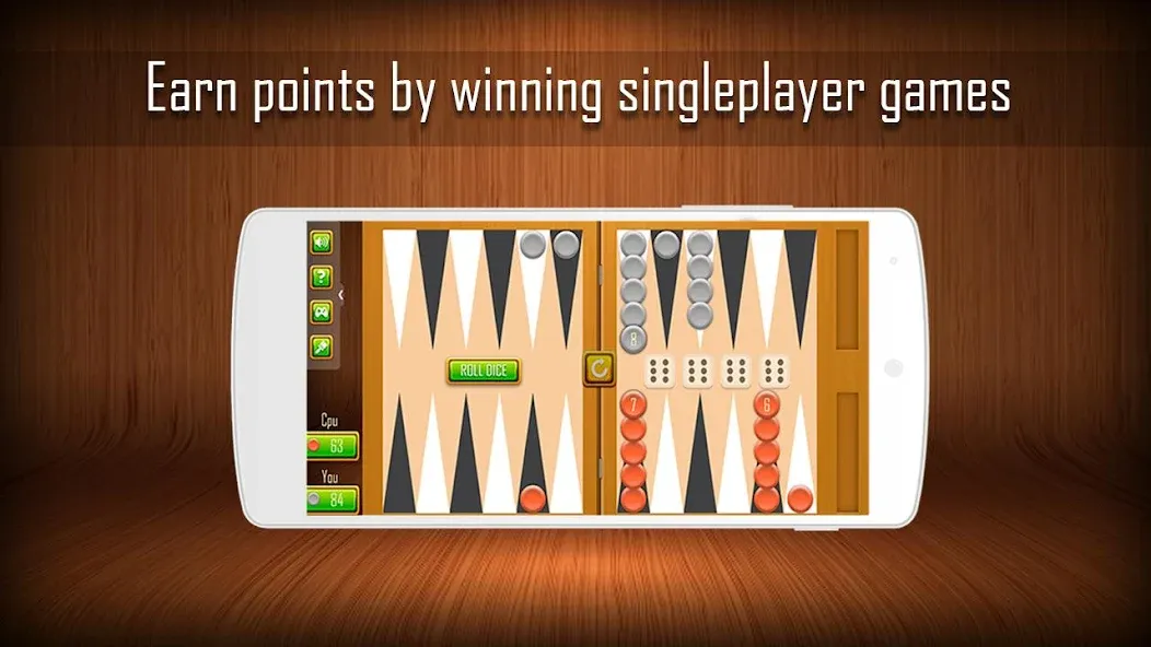 Backgammon board game - Tavla MOD — Всё открыто на Андроид — скриншот 5