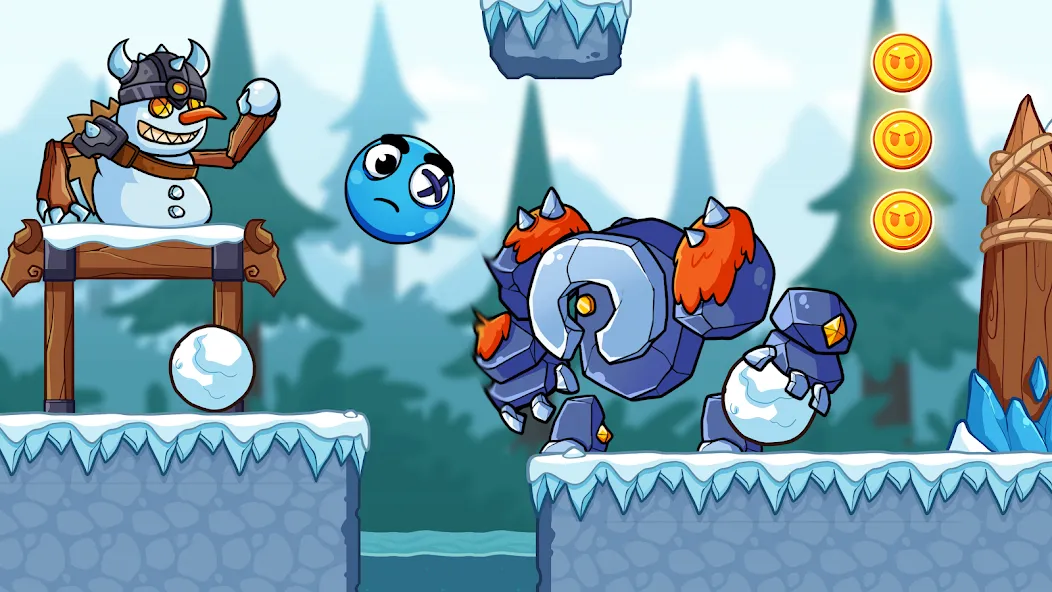 Ball V - Red Boss Challenge на Андроид — Мод Много денег и без рекламы — скриншот 4