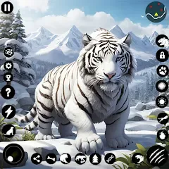 Arctic White Tiger Family Sim MOD APK на Android — Много денег
