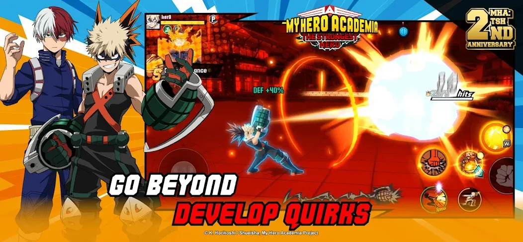 MHA:The Strongest Hero MOD APK на Android — Много денег — скриншот 3