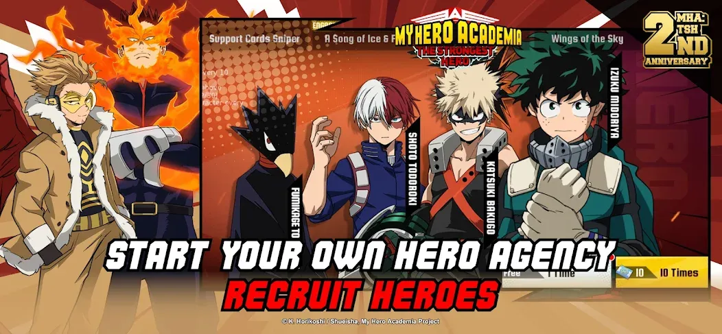 MHA:The Strongest Hero MOD APK на Android — Много денег — скриншот 5