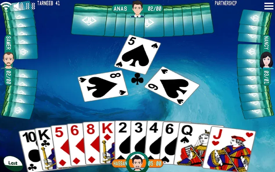 Golden Card Games Tarneeb Trix (Мод Много денег) — скриншот 1 Golden Card Games Tarneeb Trix (Мод Много денег) — скриншот 1