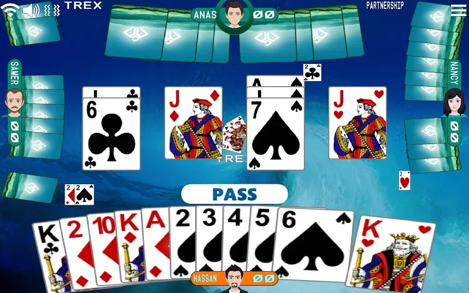 Golden Card Games Tarneeb Trix (Мод Много денег) — скриншот 2 Golden Card Games Tarneeb Trix (Мод Много денег) — скриншот 2