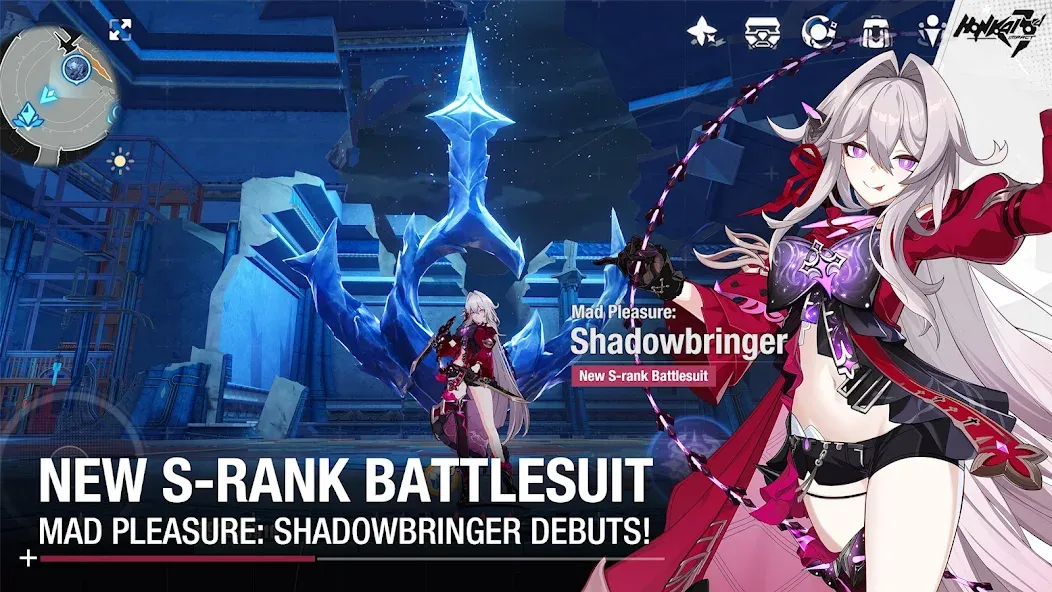 Honkai Impact 3rd MOD APK на Android — Много кристаллов — скриншот 1