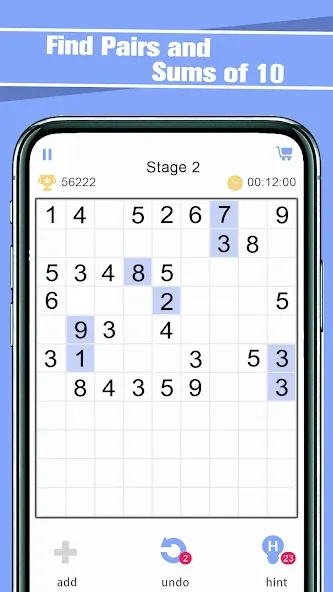Match Ten - Relax Number Game MOD APK — Без рекламы — скриншот 1