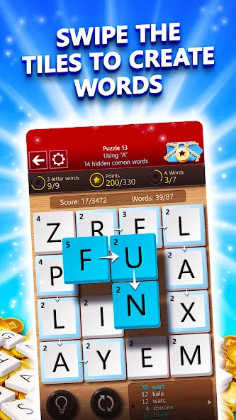 Скачать Wordament by Microsoft — Последняя версия (Бесконечные подсказки и золото) — скриншот 2