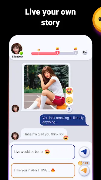 Скачать Love Stories: Dating game на Андроид — Много денег и без рекламы — скриншот 5