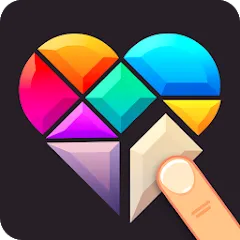 Скачать взлом Polygrams - Tangram Puzzles на Андроид — Все уровни разблокированы