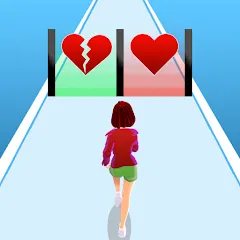 Girl Run 3D - Fun Running Game MOD APK на Android — Много денег