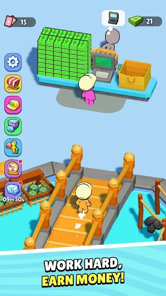 My Fish Mart: Idle Tycoon Game MOD — Много денег на Андроид — скриншот 4 My Fish Mart: Idle Tycoon Game MOD — Много денег на Андроид — скриншот 4