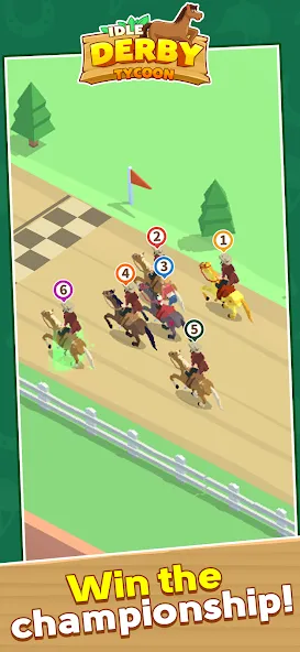 Скачать Idle Derby Tycoon на телефон — Много денег — скриншот 2