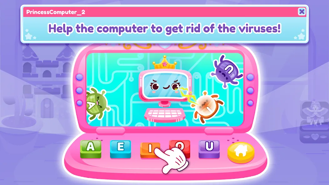 Скачать Princess Computer 2 Girl Games — Последняя версия (Всё открыто) — скриншот 2