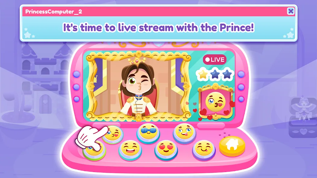 Скачать Princess Computer 2 Girl Games — Последняя версия (Всё открыто) — скриншот 3