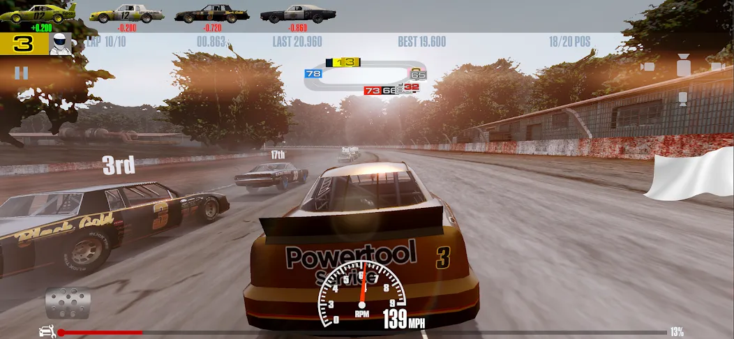 Скачать Stock Car Racing — Последняя версия (Много денег и золото) — скриншот 1