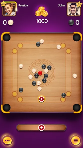 Скачать Carrom Pool: Disc Game на телефон — Много денег и бесконечные кристаллы — скриншот 2 Скачать Carrom Pool: Disc Game на телефон — Много денег и бесконечные кристаллы — скриншот 2