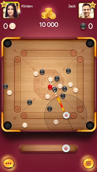 Скачать Carrom Pool: Disc Game на телефон — Много денег и бесконечные кристаллы — скриншот 4 Скачать Carrom Pool: Disc Game на телефон — Много денег и бесконечные кристаллы — скриншот 4