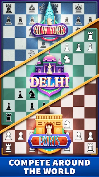 Скачать Chess Clash: Online & Offline MOD APK — Бесплатный премиум и подсказки — скриншот 3