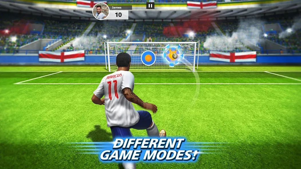 Скачать взломанную Football Strike: Online Soccer — Бесконечные деньги и много мячей — скриншот 3