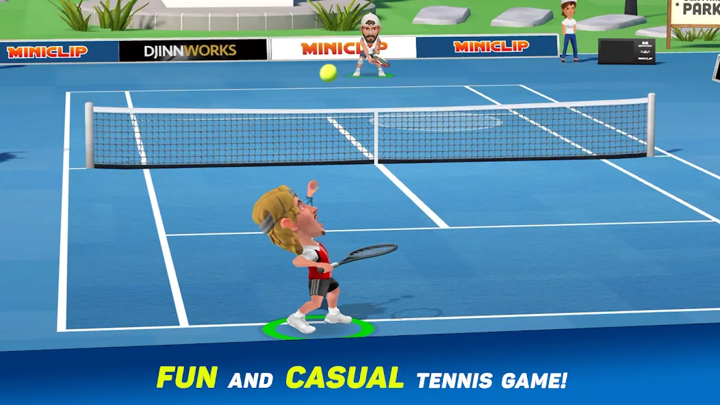 Mini Tennis: Perfect Smash MOD APK — Много денег — скриншот 1