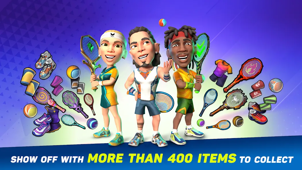 Mini Tennis: Perfect Smash MOD APK — Много денег — скриншот 5
