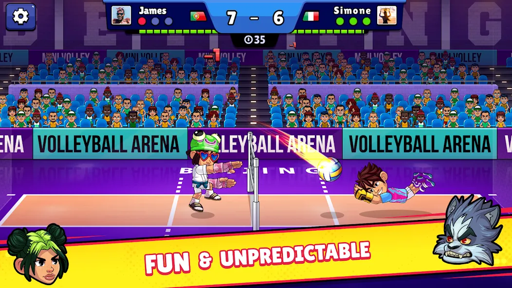 Скачать Volleyball Arena: Spike Hard на телефон — Много денег и без рекламы — скриншот 2