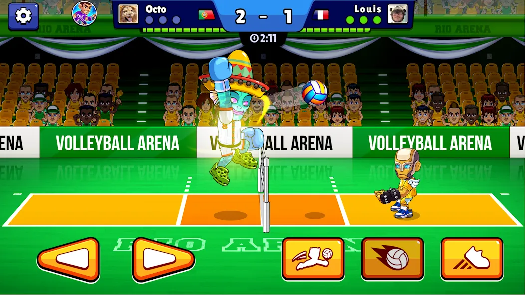 Скачать Volleyball Arena: Spike Hard на телефон — Много денег и без рекламы — скриншот 3
